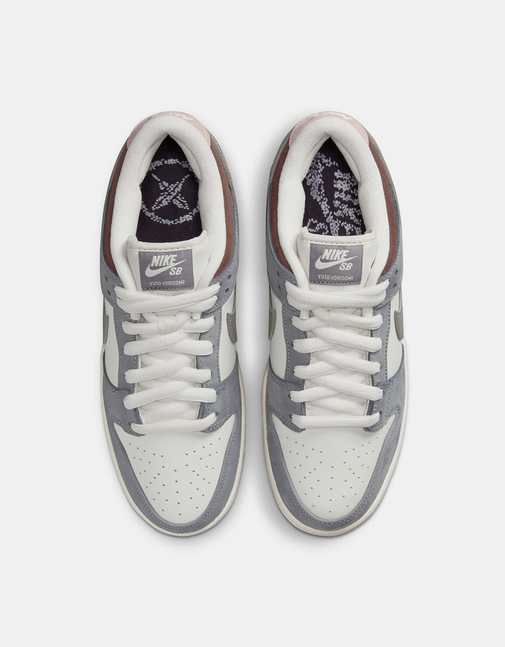 Nike SB 'Yuto' Dunk Low Pro QS Skate Shoes - Wolf Grey/Iron Grey-Sail