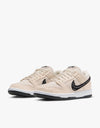 Nike SB 'Albino & Preto' Dunk Low Pro QS Skate Shoes - Fossil/Black-Sail