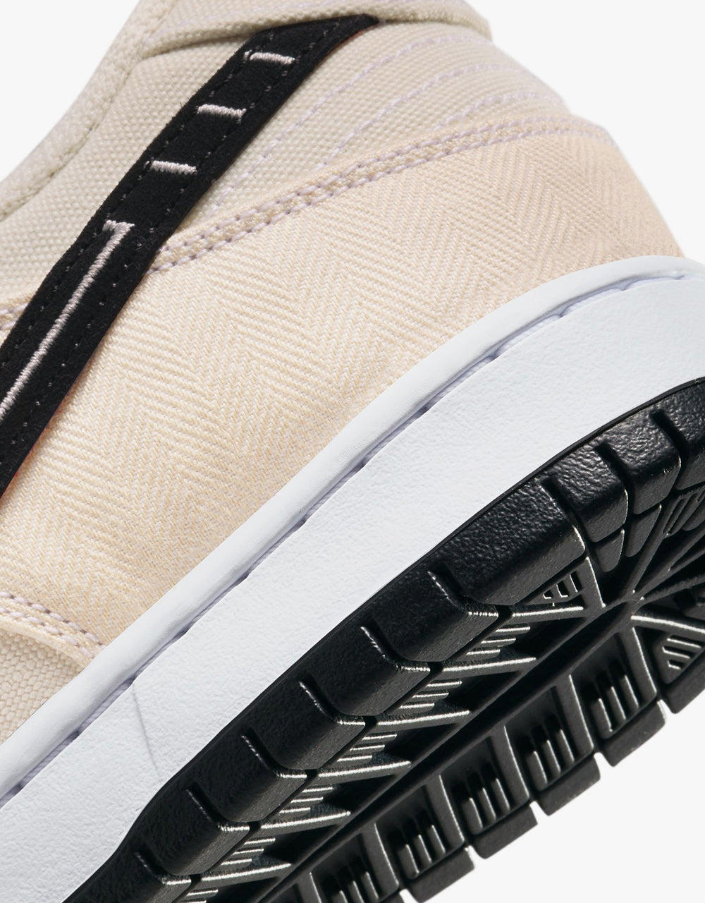 Nike SB 'Albino & Preto' Dunk Low Pro QS Skate Shoes - Fossil/Black-Sail