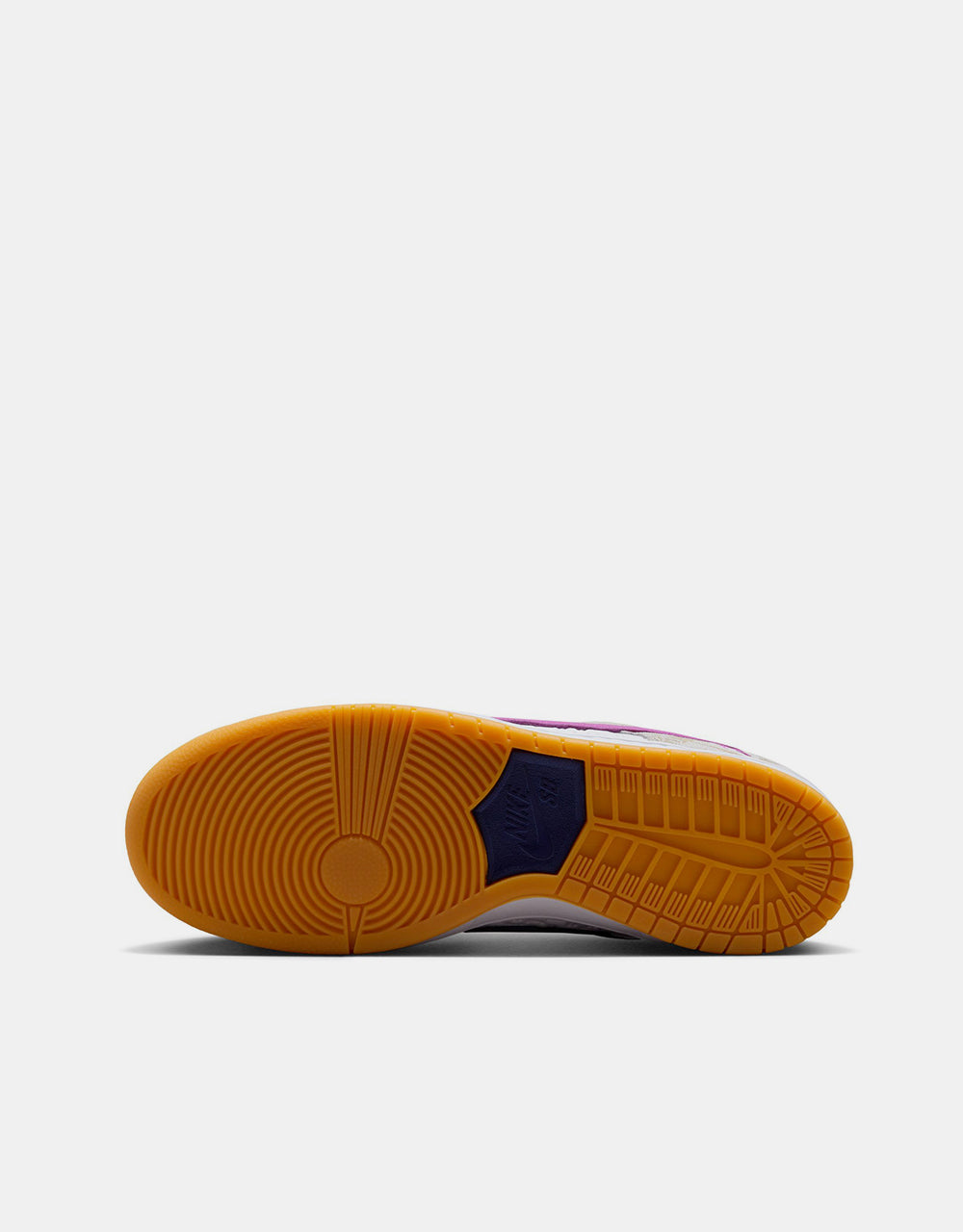 Nike SB 'Rayssa' Dunk Low Premium QS Skate Shoes - Pure Platinum/Deep Royal Blue/Vivid Purple/White/Gum Yellow