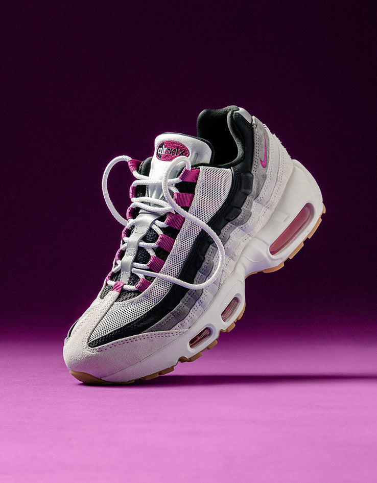 nike air max purple flower pattern