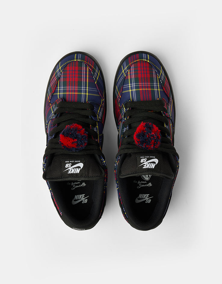 Nike SB 'Nardwuar' Dunk Low Pro QS Skate Shoes - University Red