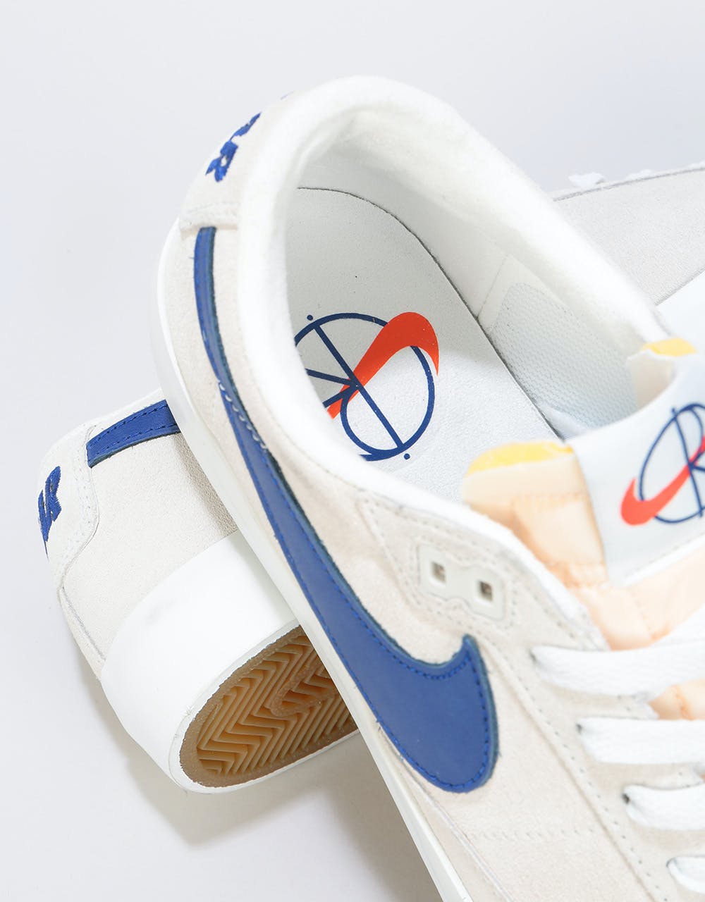 Nike SB x Polar Zoom Blazer Low GT QS Skate Shoes - Summit White/Royal