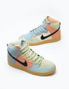 Nike SB Dunk High Pro Skate Shoes - Particle Grey/Black-Terra Blush