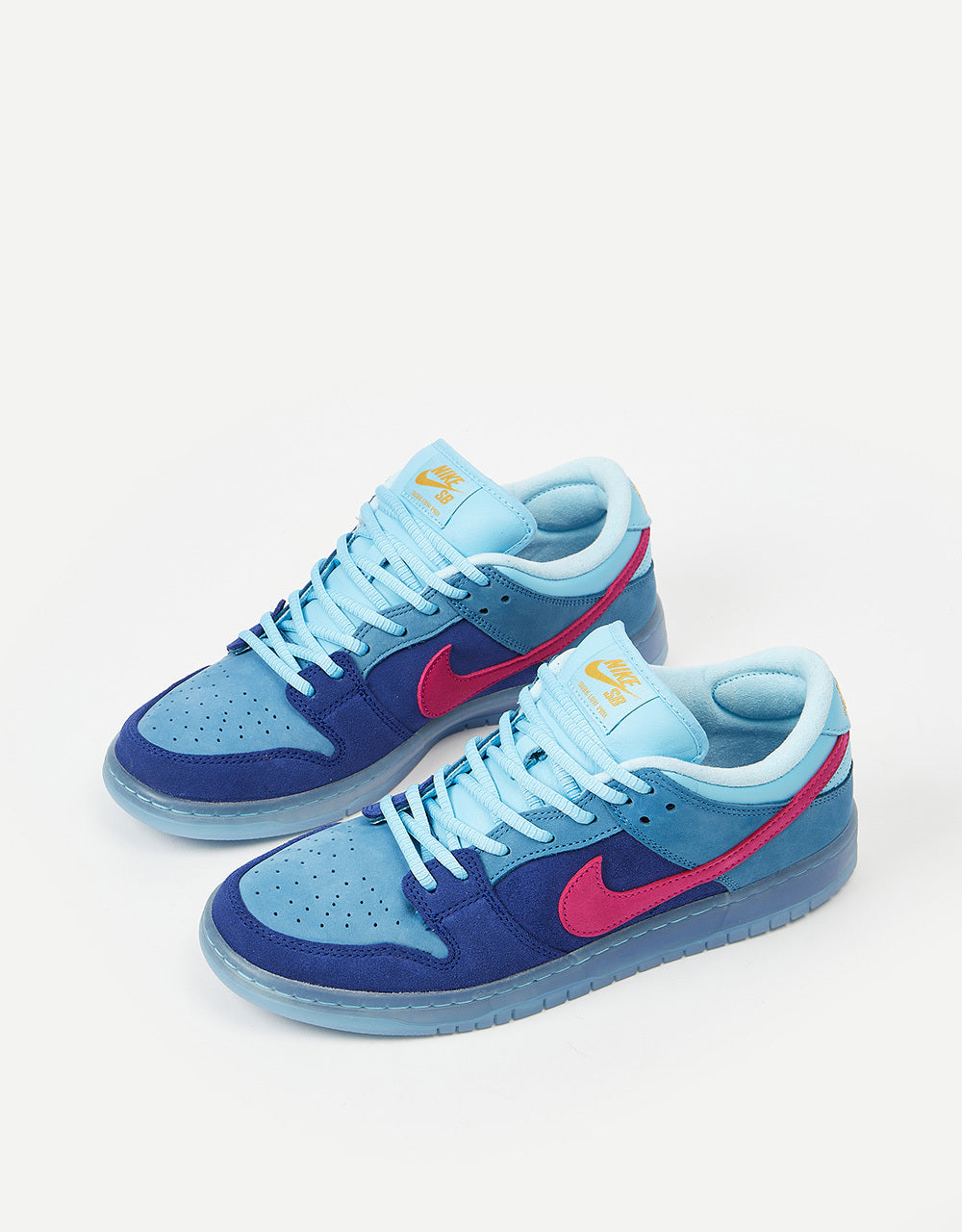 Nike SB 'Run the Jewels' Dunk Low Pro QS Skate Shoes - Deep Royal Blue