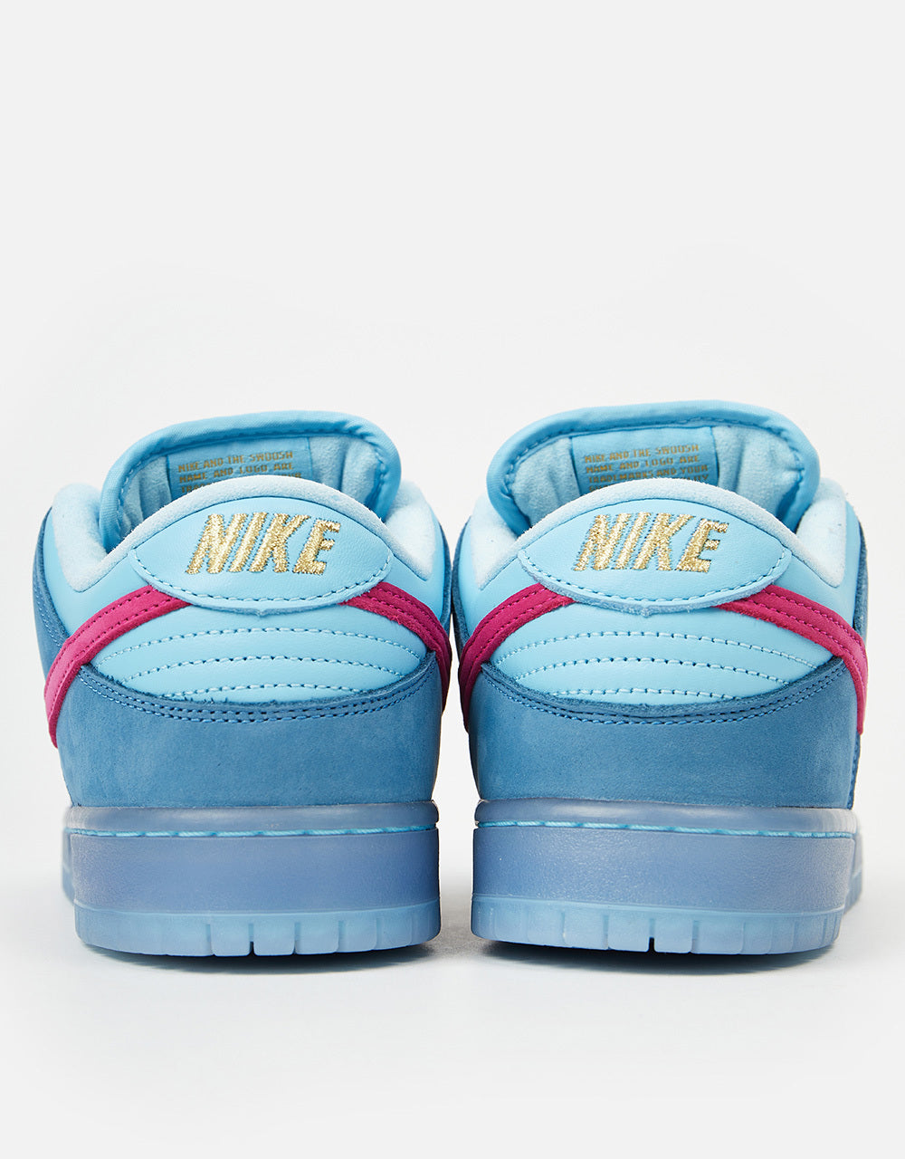 Nike SB 'Run the Jewels' Dunk Low Pro QS Skate Shoes - Deep Royal Blue