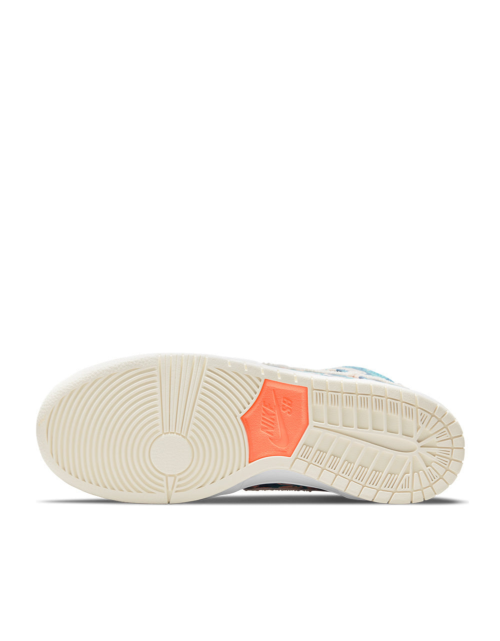Nike SB 'Aloha' Dunk High Pro QS  - Aquamarine/Light Cream-Total Orange