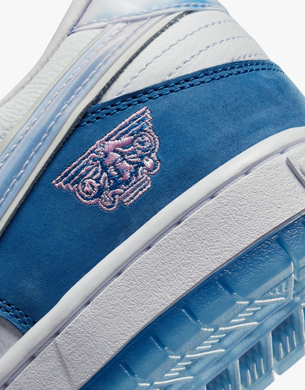 Nike SB 'Born x Raised' Dunk Low Pro QS Skate Shoes - Deep Royal/White