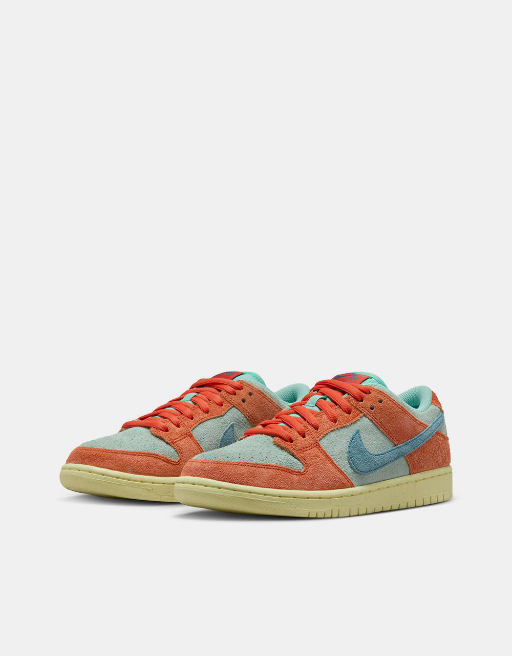 Aqua and orange clearance sneakers