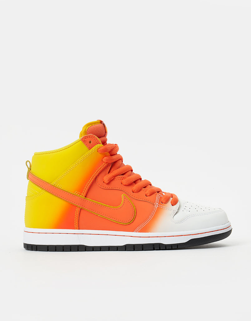 Nike SB 'Candy Corn' Dunk High Pro Skate Shoes - Amarillo/Orange