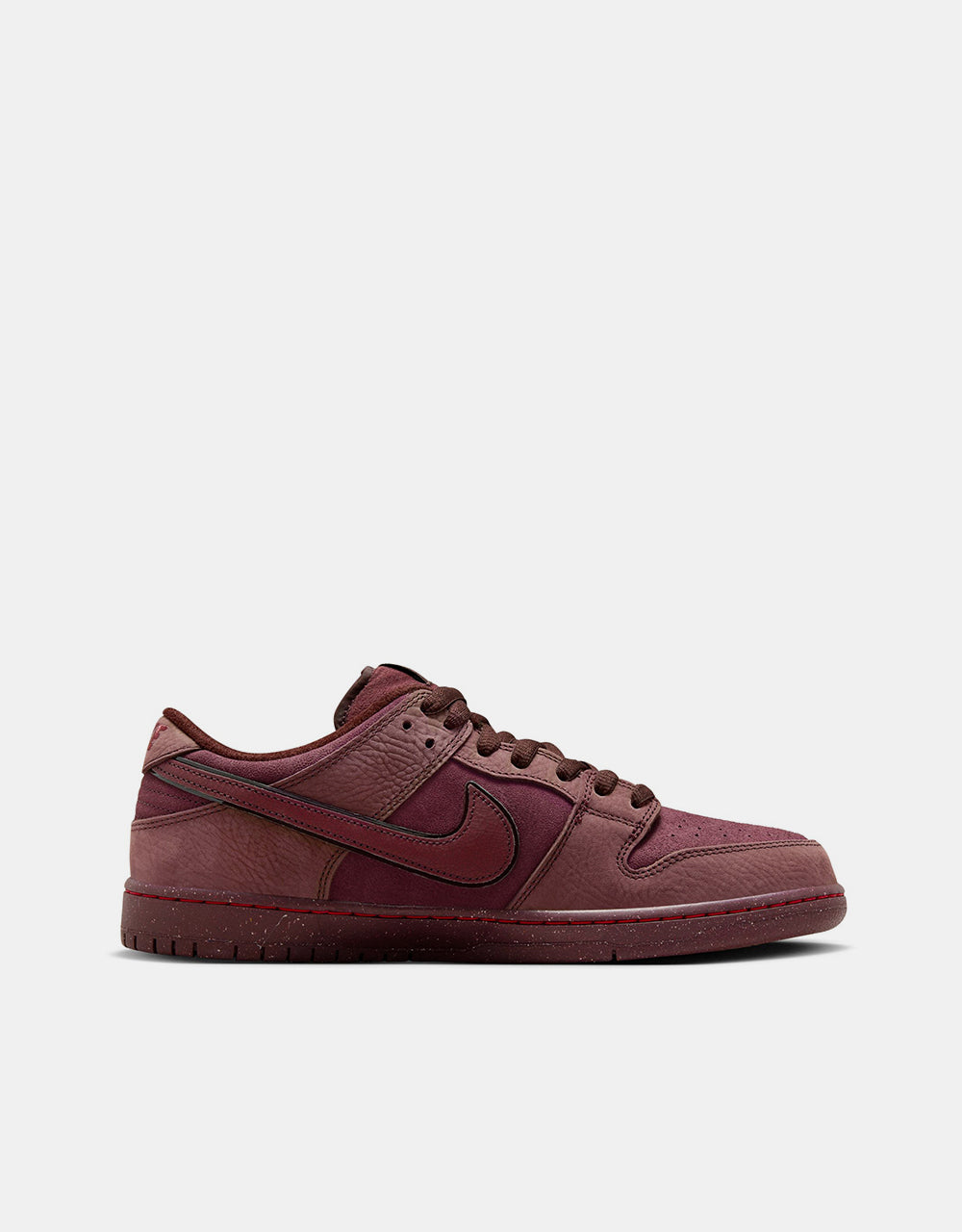 Nike SB 'City of Love' Dunk Low Premium Skate Shoes Burgundy