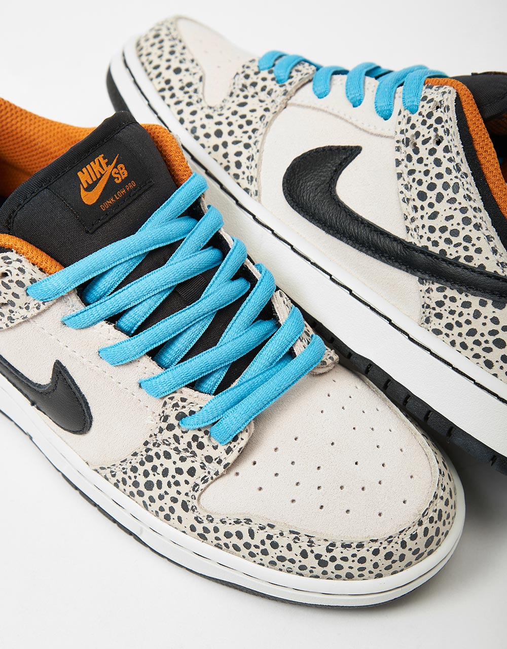 Nike SB 'Safari Electric Pack' Dunk Low Pro PS Skate Shoes - Phantom/Black-Black-Monarch