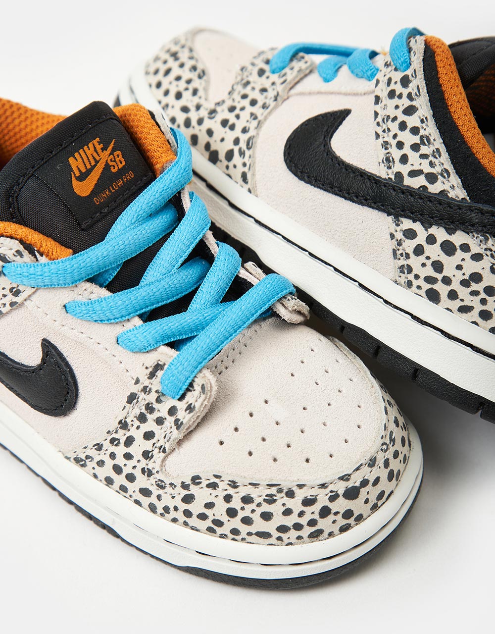 Nike SB 'Safari Electric Pack' Dunk Low Pro TD Skate Shoes -  Phantom/Black-Black-Monarch