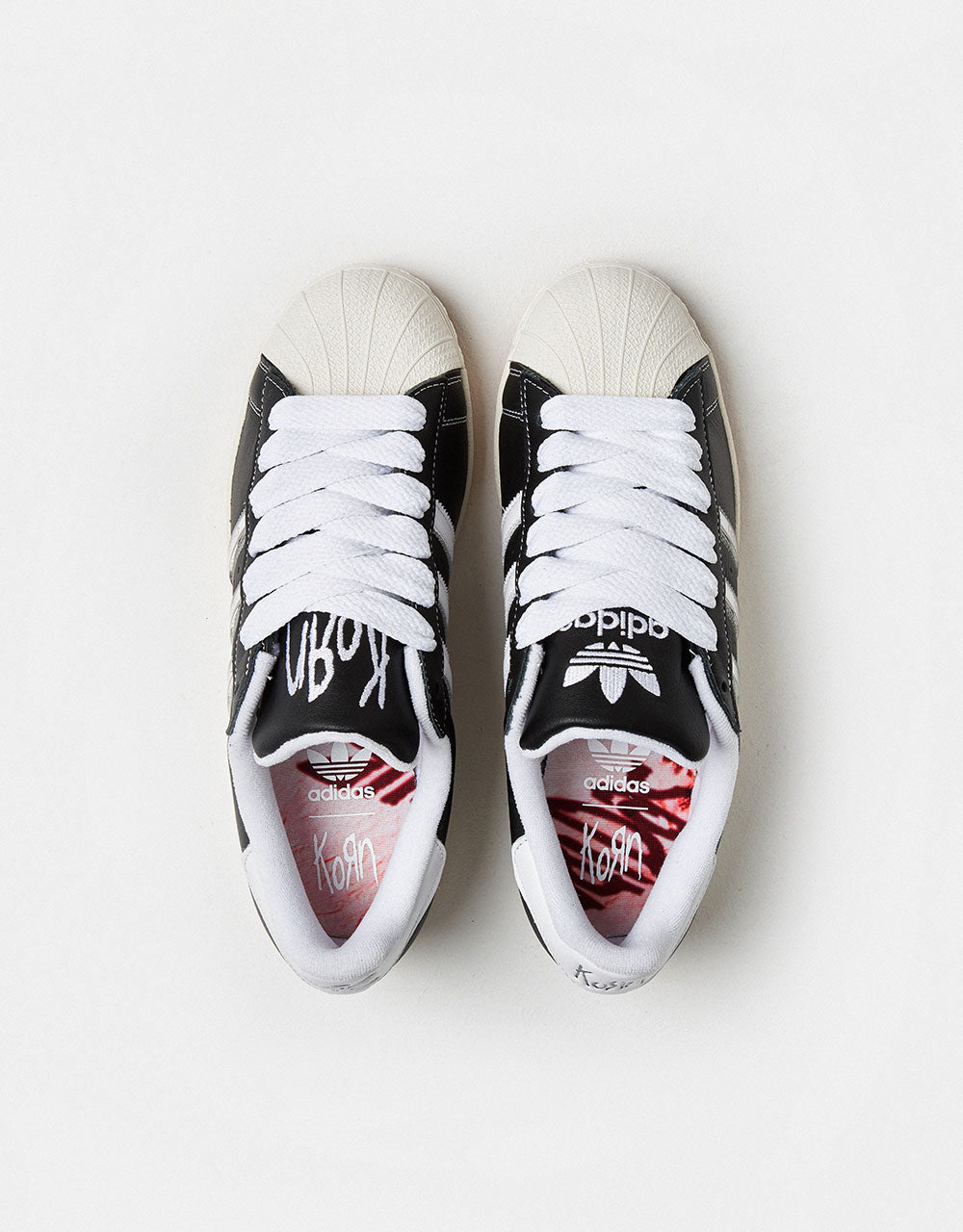 adidas x Korn Superstar Shoes Core Black/Translucent/Better