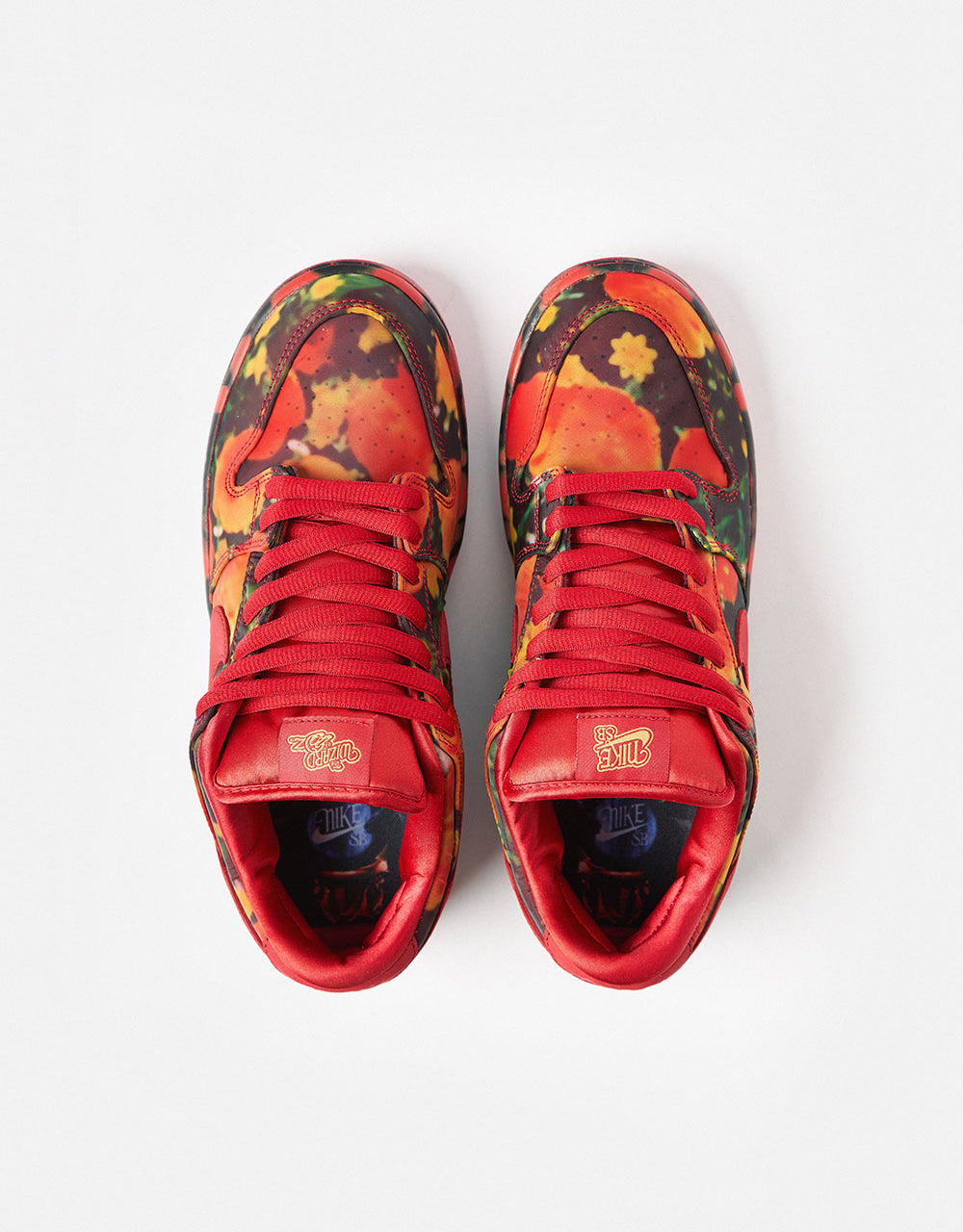 Nike SB 'Wizard of Oz' Dunk Low Pro QS Skate Shoes - Gym Red/University Red-Multi-Color