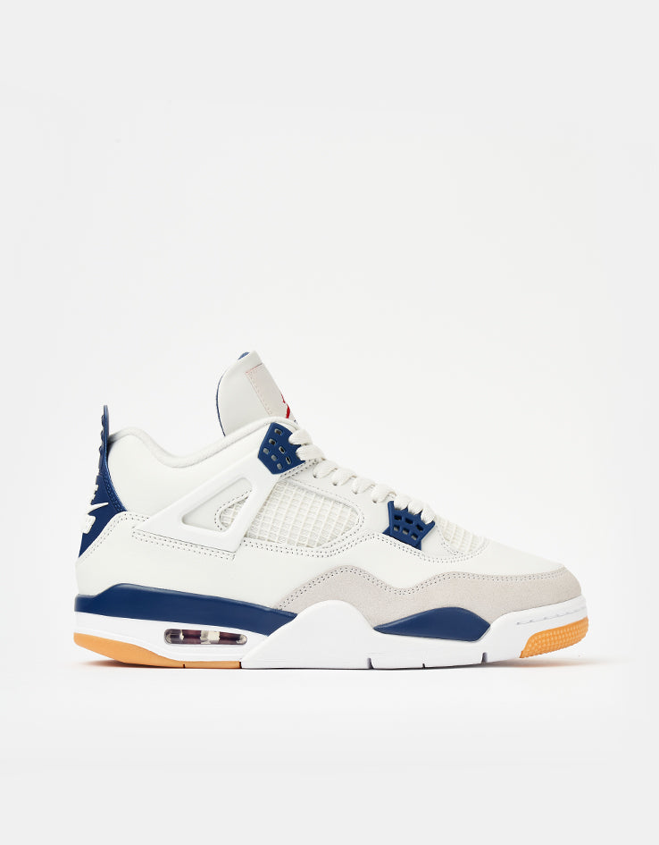 Nike SB Air Jordan 4 Retro SP Skate Shoes - Summit White/White 