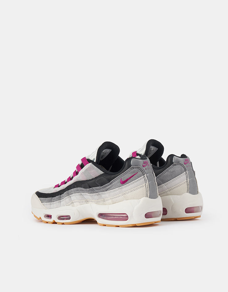 Nike SB Air Max 95 Skate Shoes - Summit White/Cactus Flower-Photon Dust