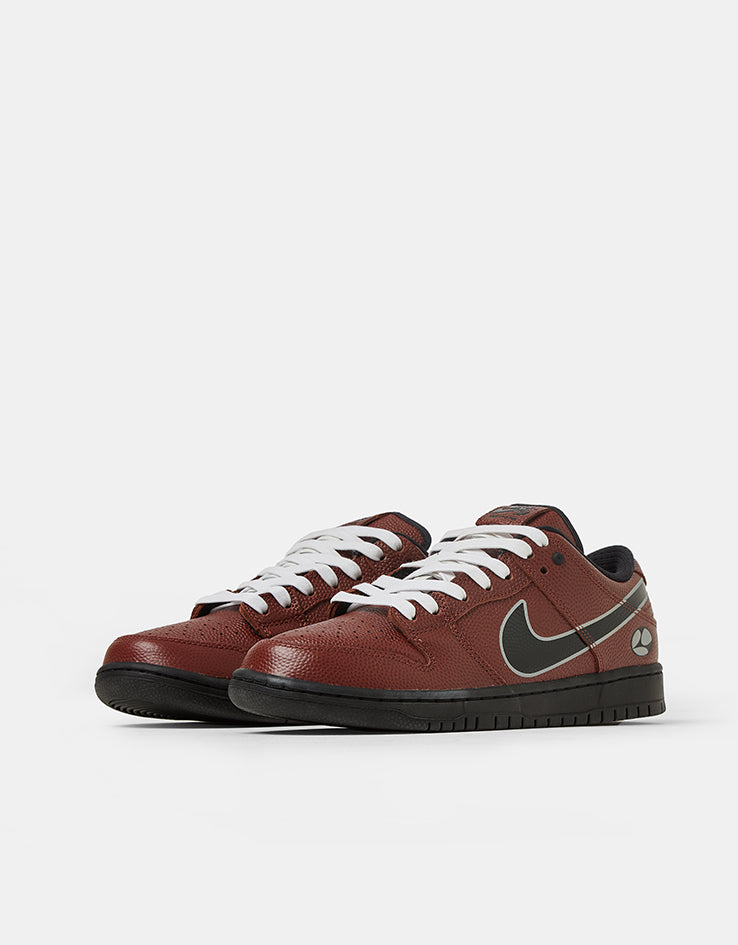 Nike SB 'Limosine' Dunk Low Pro QS Skate Shoes - Dark Pony/Black-Silver-White