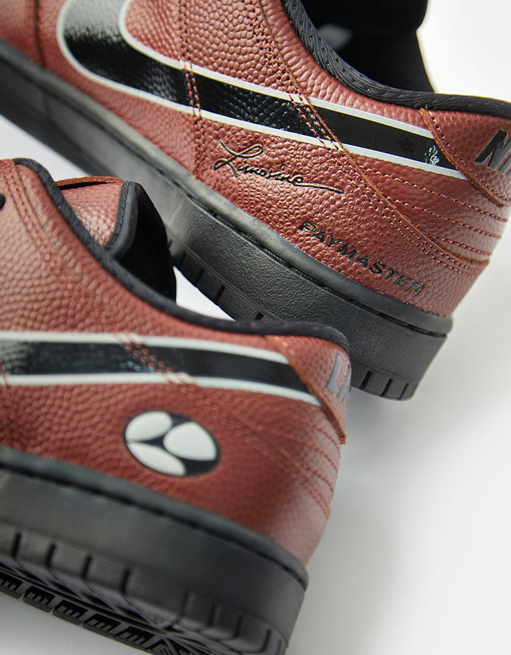 Nike SB 'Limosine' Dunk Low Pro QS Skate Shoes - Dark Pony/Black-Silver-White