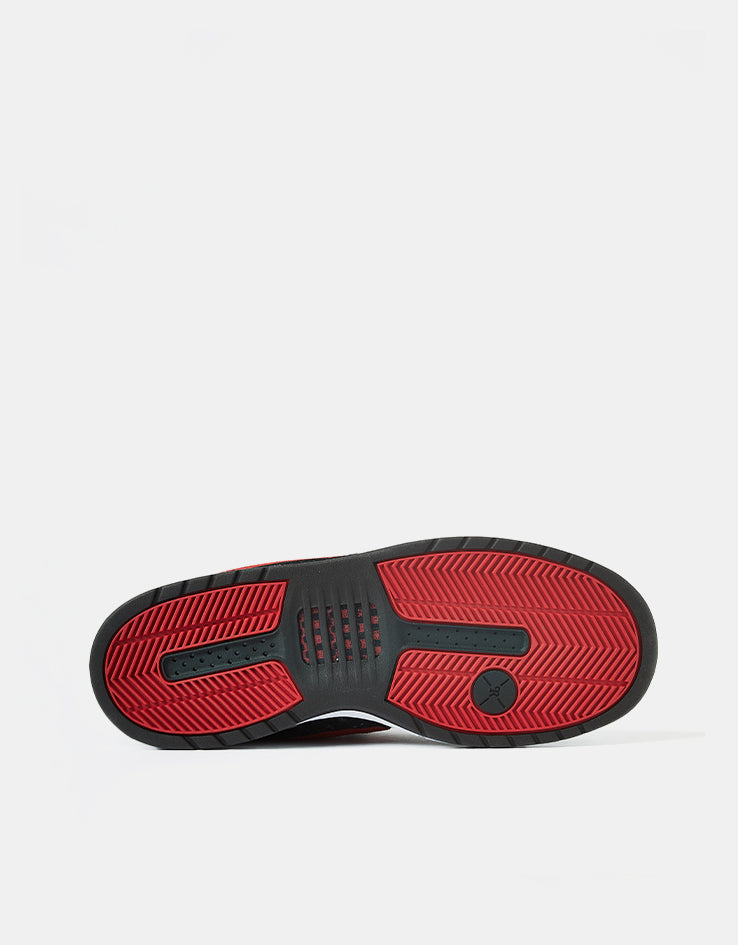 Nike SB Paul Rodriguez Zoom Air Low Skate Shoes - Black/Varsity Red-Flint Grey-Black
