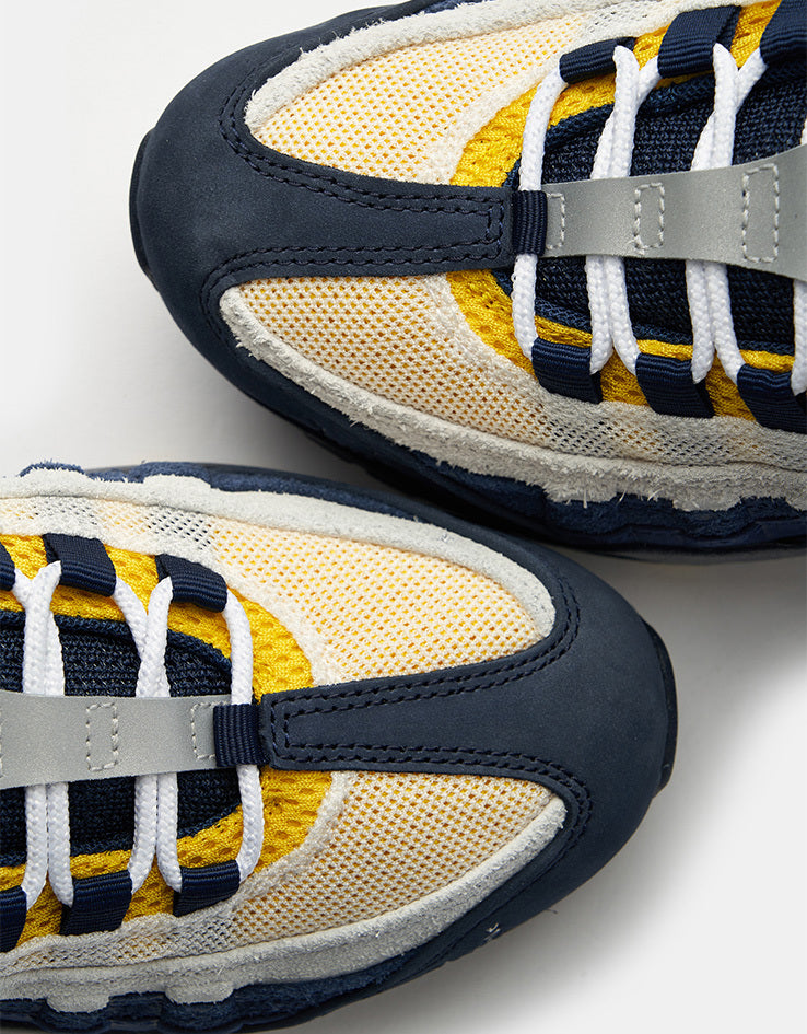 Nike SB x Eric Koston Air Max 95 Skate Shoes - Obsidian/Speed Yellow-Midnight Navy-Navy