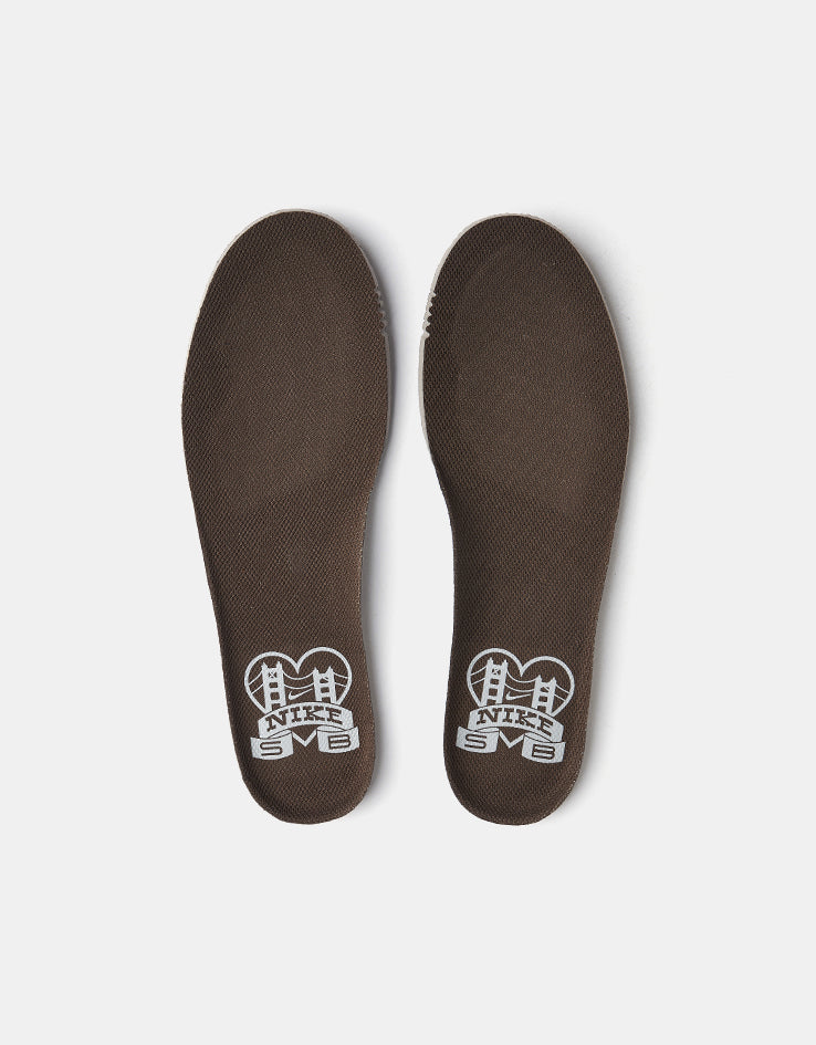 Nike SB 'Muni Pass' Dunk Low Pro Skate Shoes - Safety Orange/Wolf Grey-Baroque Brown