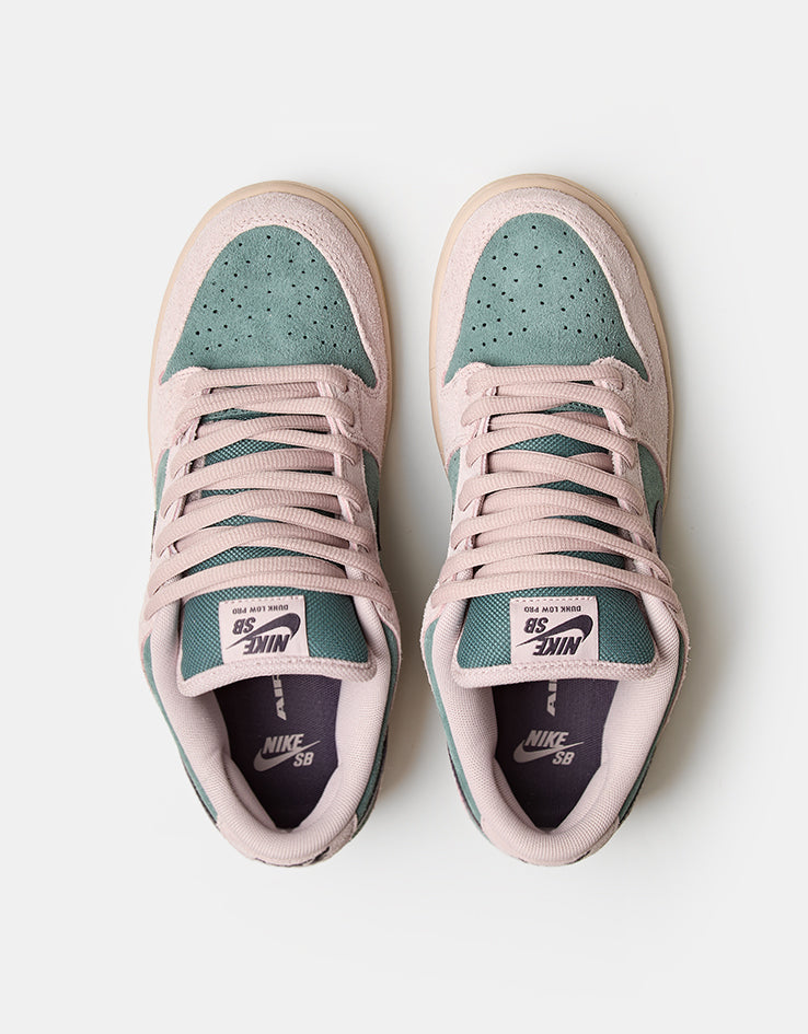 Nike SB Dunk Low Pro Skate Shoes - Mineral Slate/Dark Raisin/Particle Rose