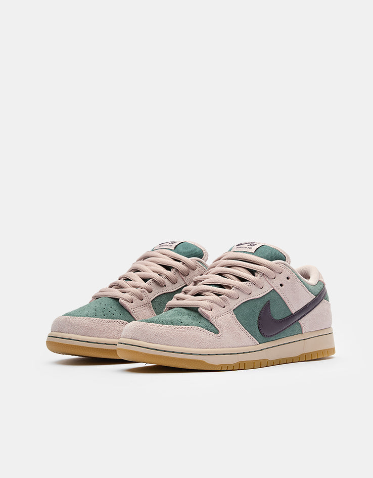 Nike SB Dunk Low Pro Skate Shoes - Mineral Slate/Dark Raisin/Particle Rose