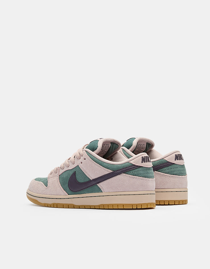Nike SB Dunk Low Pro Skate Shoes - Mineral Slate/Dark Raisin/Particle Rose