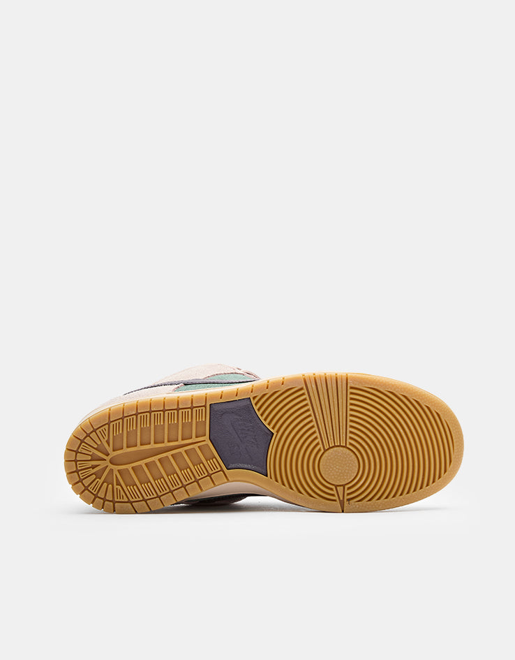 Nike SB Dunk Low Pro Skate Shoes - Mineral Slate/Dark Raisin/Particle Rose