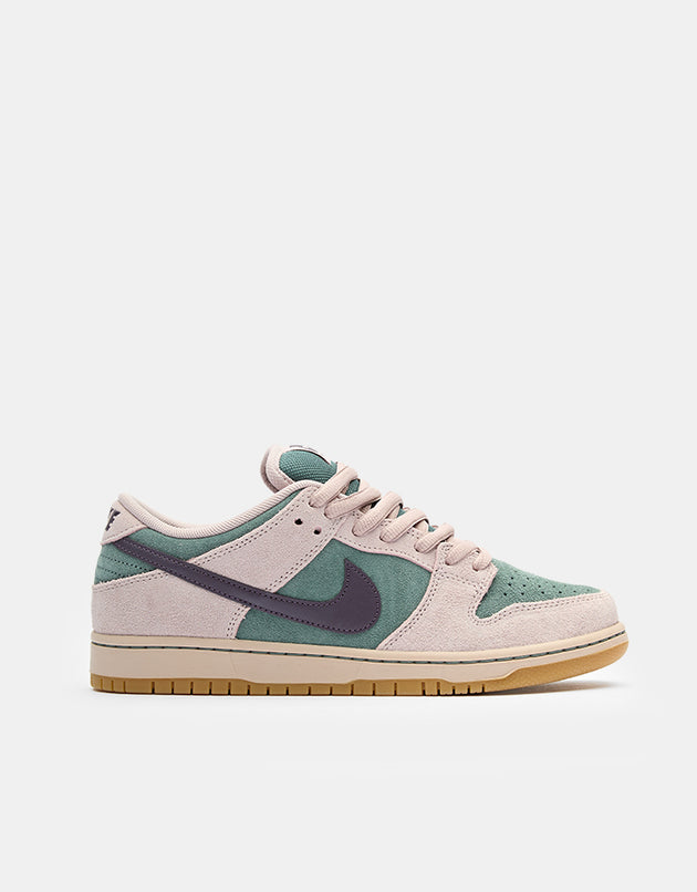 Nike SB Dunk Low Pro Skate Shoes - Mineral Slate/Dark Raisin/Particle Rose