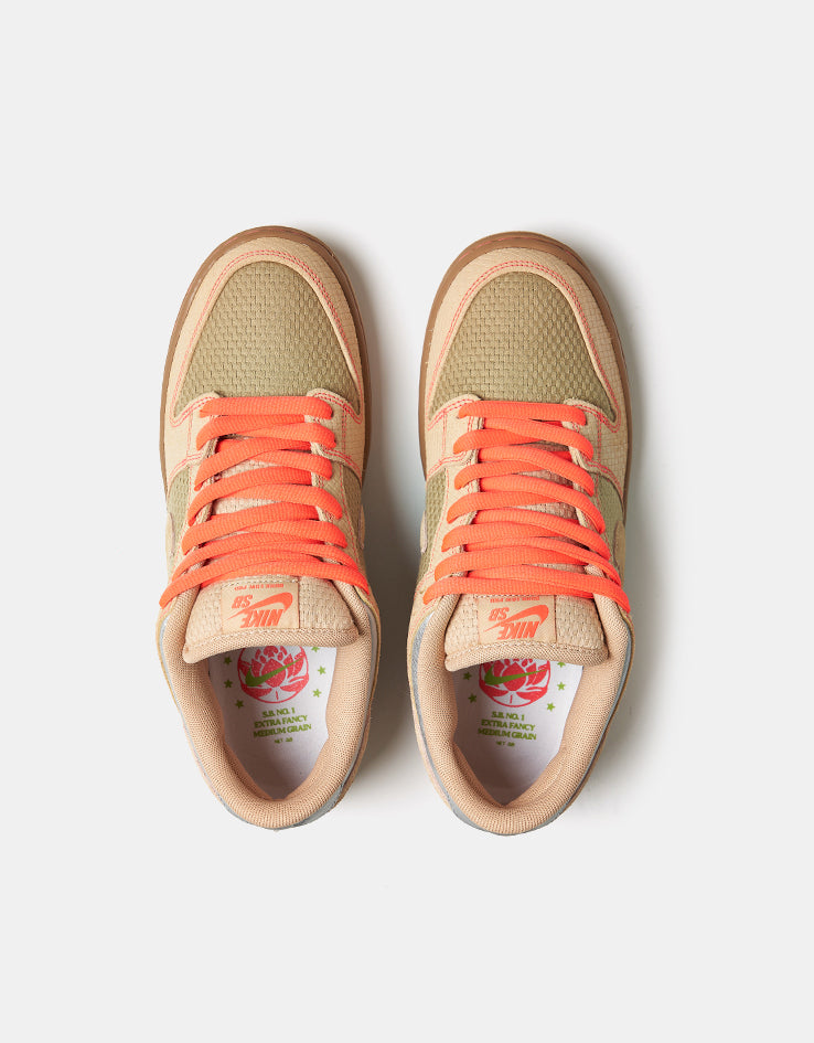 Nike SB 'Som Tum' Dunk Low Pro Skate Shoes - Canvas/Vachetta Tan-Parachute Beige