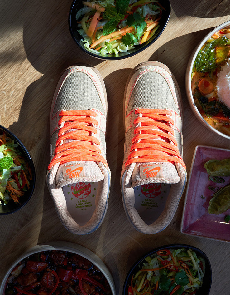 Nike SB 'Som Tum' Dunk Low Pro Skate Shoes - Canvas/Vachetta Tan-Parachute Beige