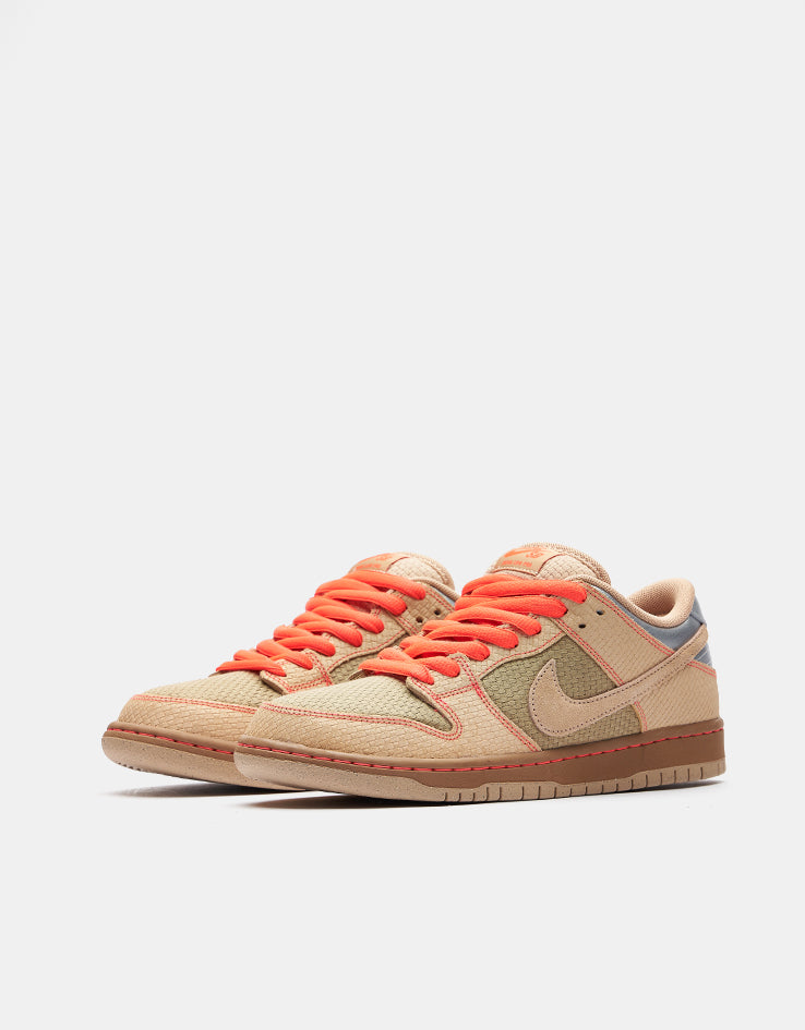 Nike SB 'Som Tum' Dunk Low Pro Skate Shoes - Canvas/Vachetta Tan-Parachute Beige