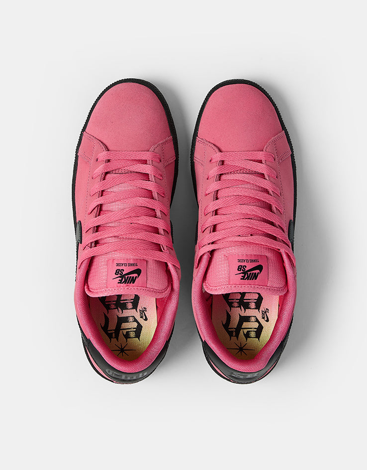 Nike SB Zoom Tennis Classic Skate Shoes - Hyper Pink/Black