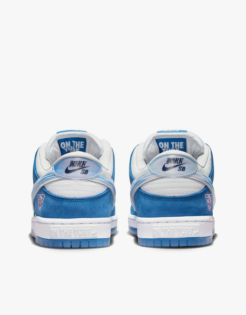 Nike SB 'Born x Raised' Dunk Low Pro QS Skate Shoes - Deep Royal