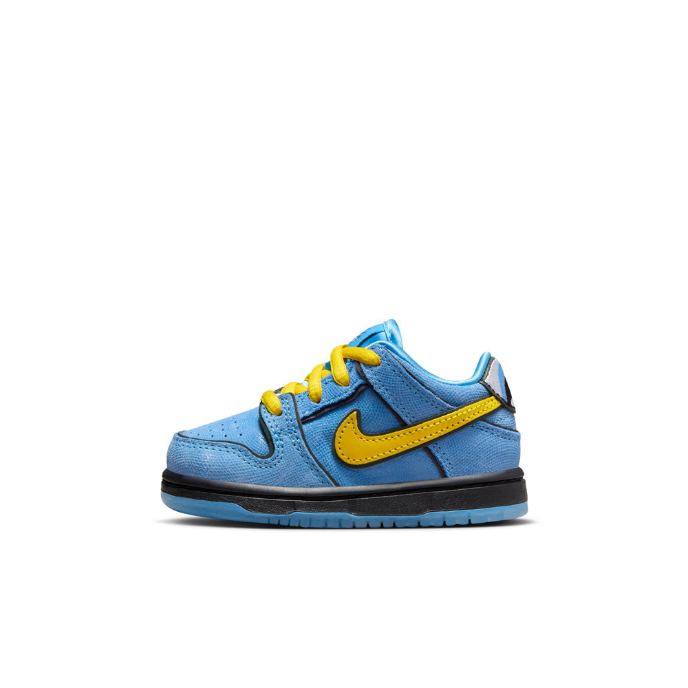 Nike SB x Powerpuff Girls 'Bubbles' Dunk Low Pro QS TD Skate Shoes - University Blue/Tour Yellow