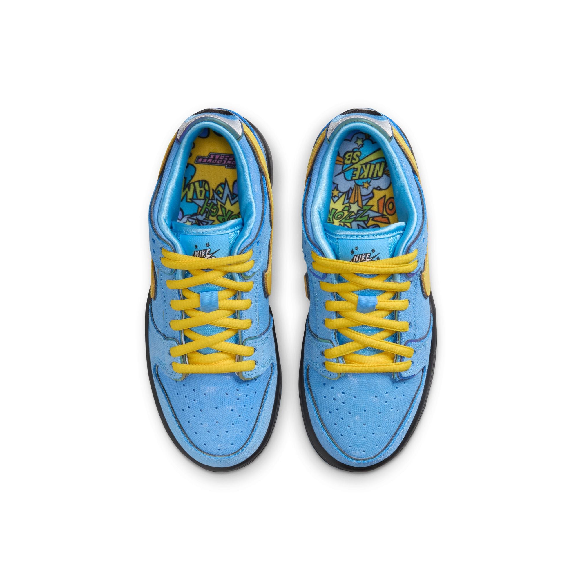 Nike SB x Powerpuff Girls 'Bubbles' Dunk Low Pro QS PS Skate Shoes -  University Blue/Tour Yellow