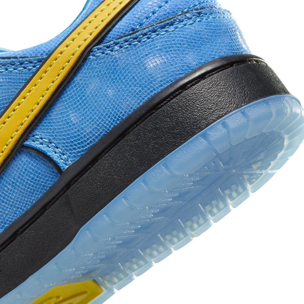 Nike SB x Powerpuff Girls 'Bubbles' Dunk Low Pro QS PS Skate Shoes - University Blue/Tour Yellow
