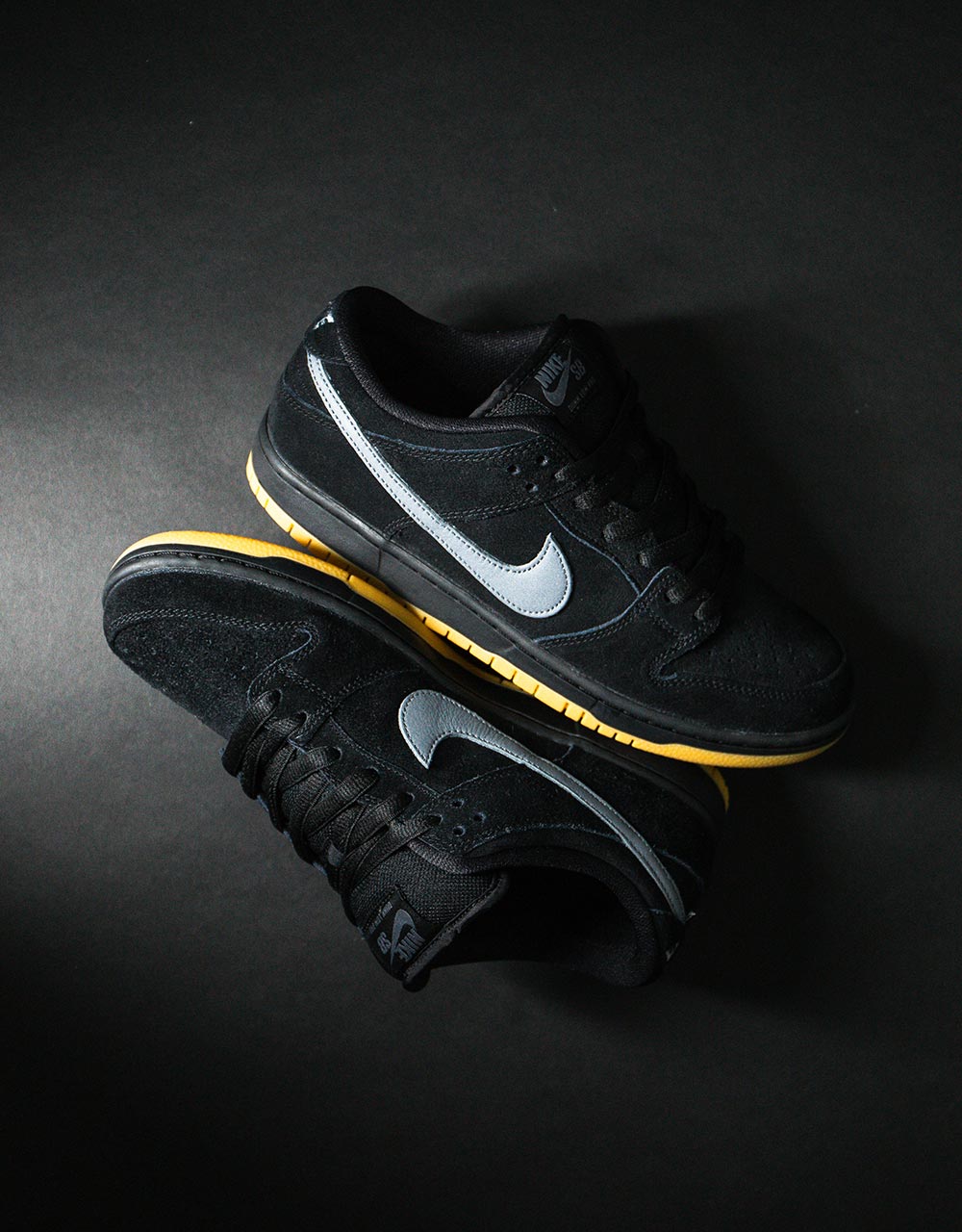 Nike SB Dunk Low Pro Skate Shoes Black/Cool Grey-Black-Black