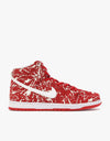 Nike SB Dunk High Premium SB Skate Shoes - Red/White-Chilling Red