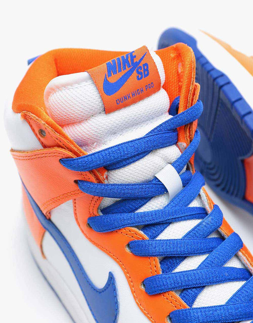 Nike SB Dunk High 'Supa' QS Skate Shoes - Safety Orange/Hyper Blue