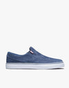 Nike SB x Poler Zoom Janoski Slip-On Skate Shoes - Thunder Blue/Sail