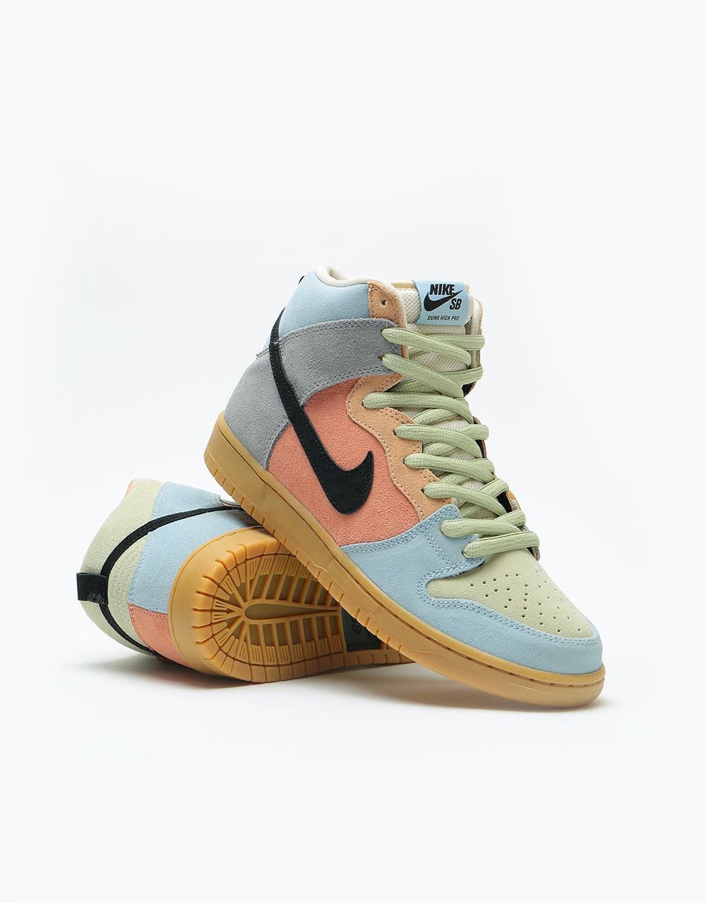 Sb dunk high shop pro particle grey/black-terra blush