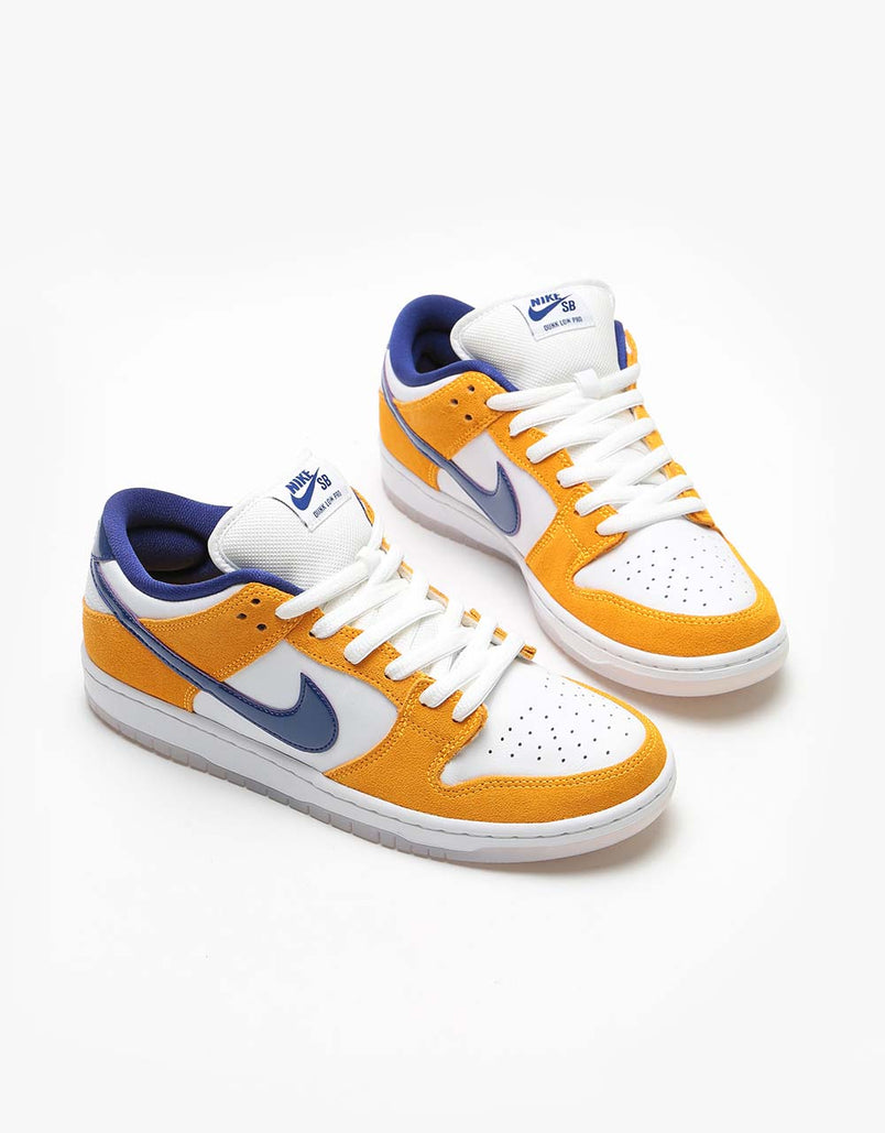 Nike SB Dunk Low Pro Skate Shoes - Laser Orange/Regency Purple