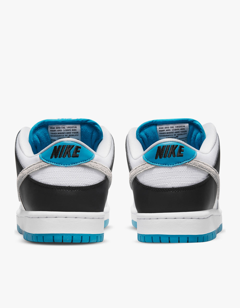 Nike SB 'Laser Blue' Dunk Low Pro - White/neutral grey-black-laser blue