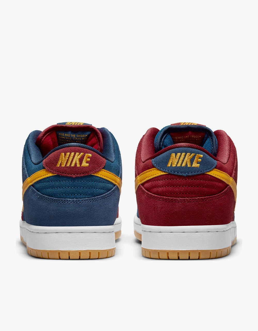 Nike gold stripe on sale shoes