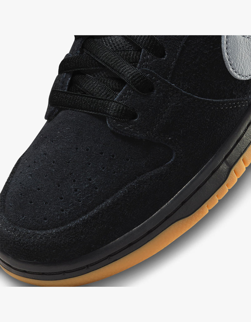 Nike SB Dunk Low Pro Skate Shoes - Black/Cool Grey-Black-Black