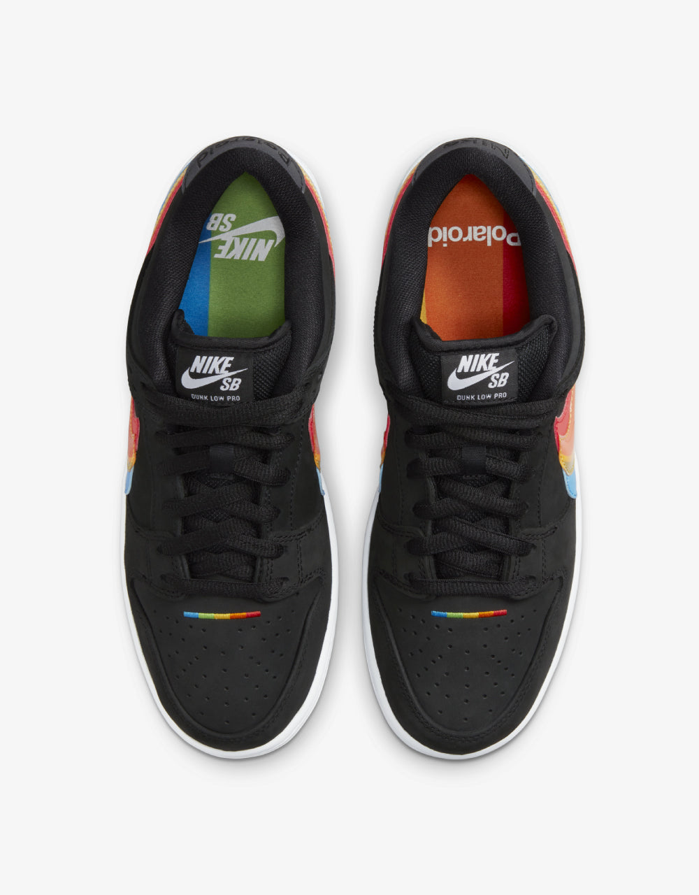 Nike SB Dunk Low Pro QS Skate Shoes - Black/Black-White