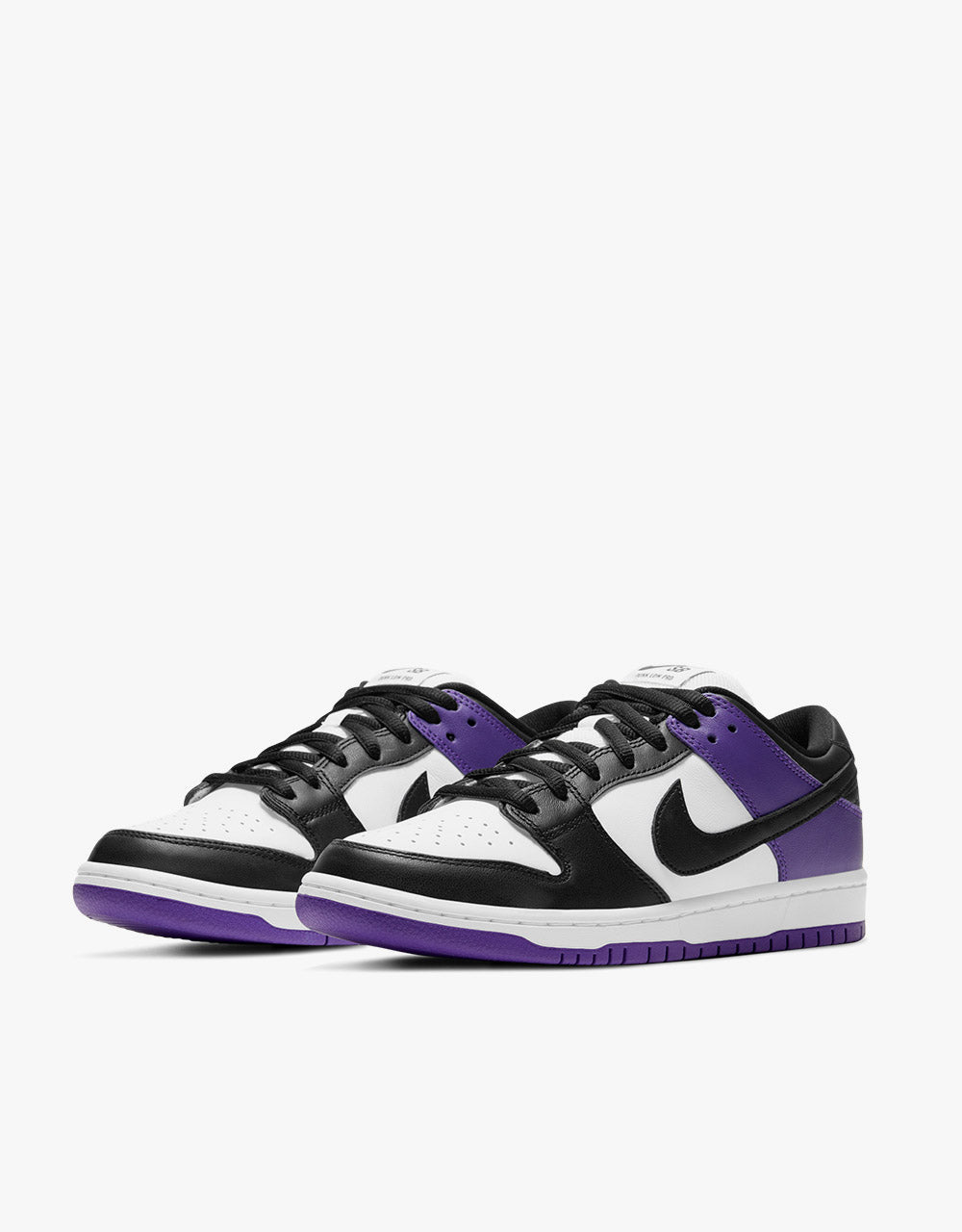 Nike SB Dunk Low Pro Skate Shoes - Court Purple/Black-White-Court Purple